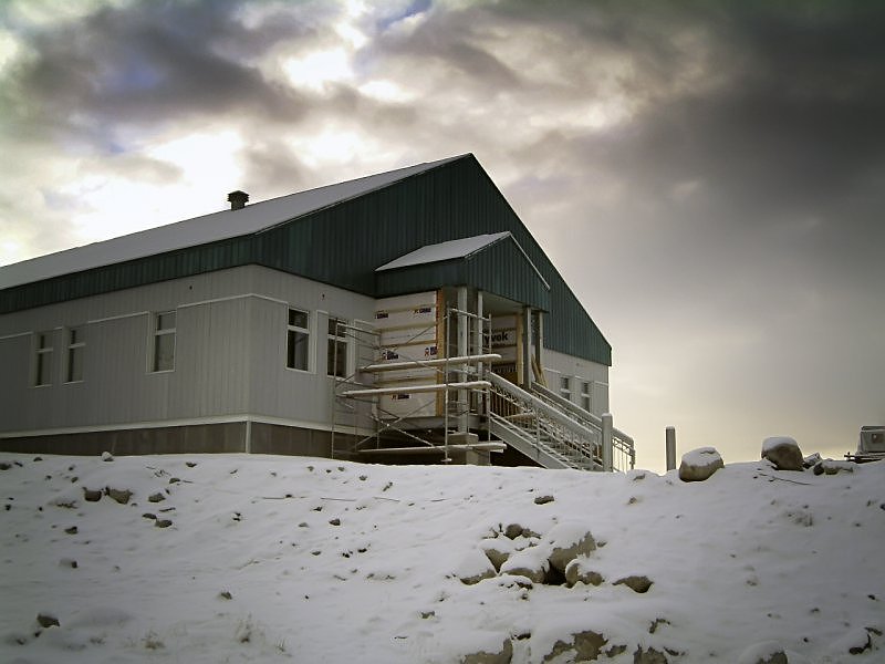 Travailleurs sur le chantier du CLSC d’Akulivik